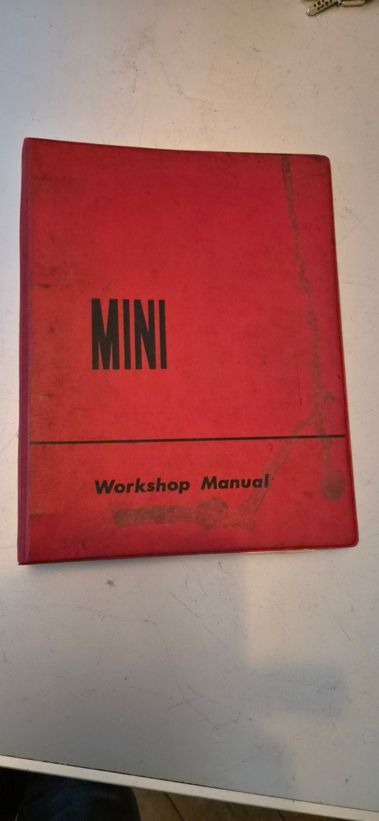 Mini Workshop Manual (Rood), Boeken, Ophalen of Verzenden, Gelezen, Overige merken, British Leyland (Austin-Morris) Limited