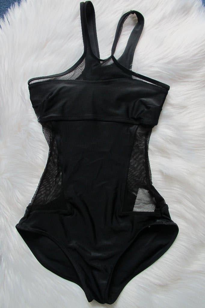 Black one-piece swimsuit (H&M), Kleding | Dames, H&M, Zwart, Nieuw, Badpak