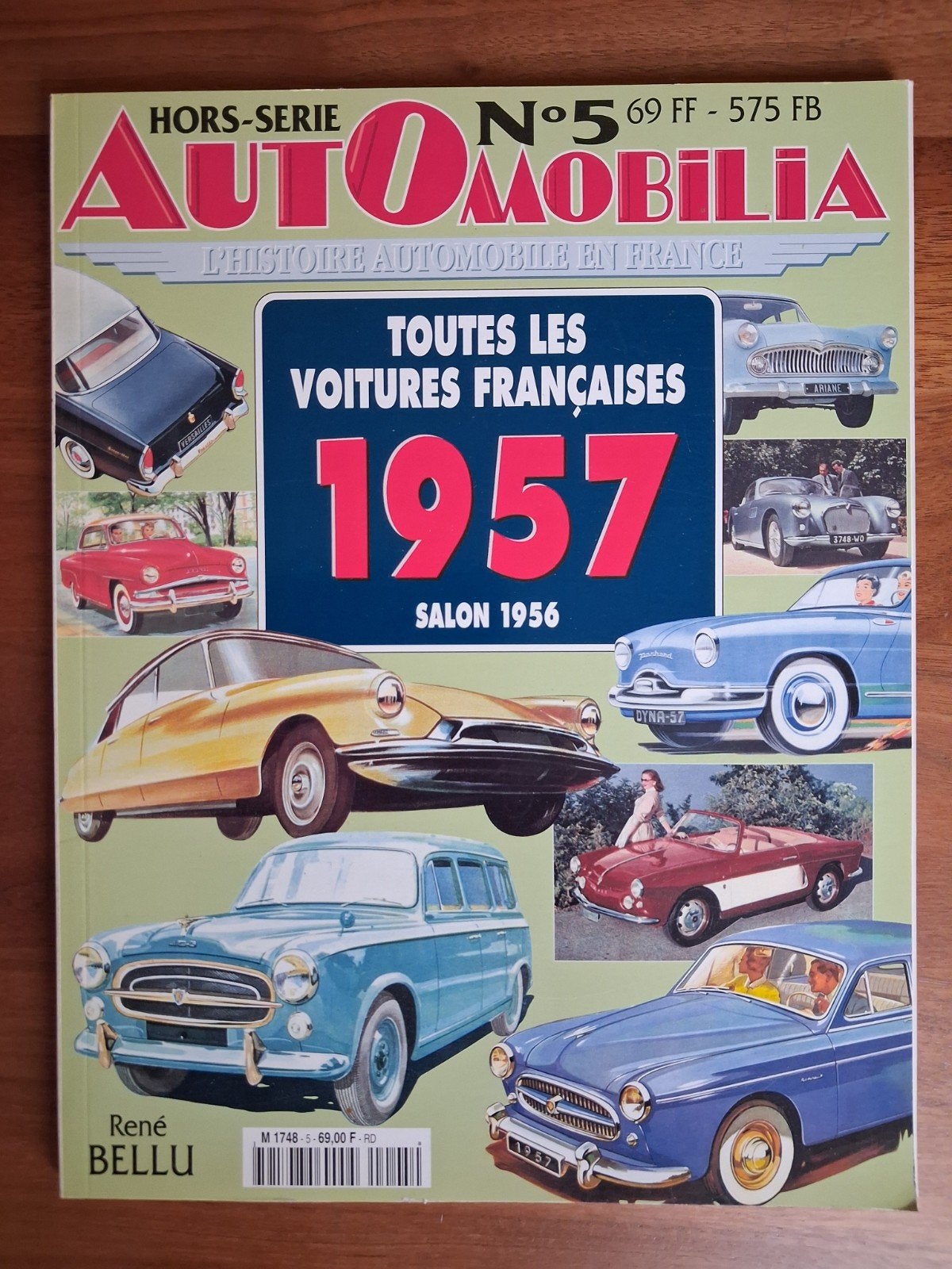 Automobilia Hors-Serie N5: Alle Franse Auto's 1957, Boeken, Ophalen of Verzenden, Zo goed als nieuw, Algemeen, René Bellu