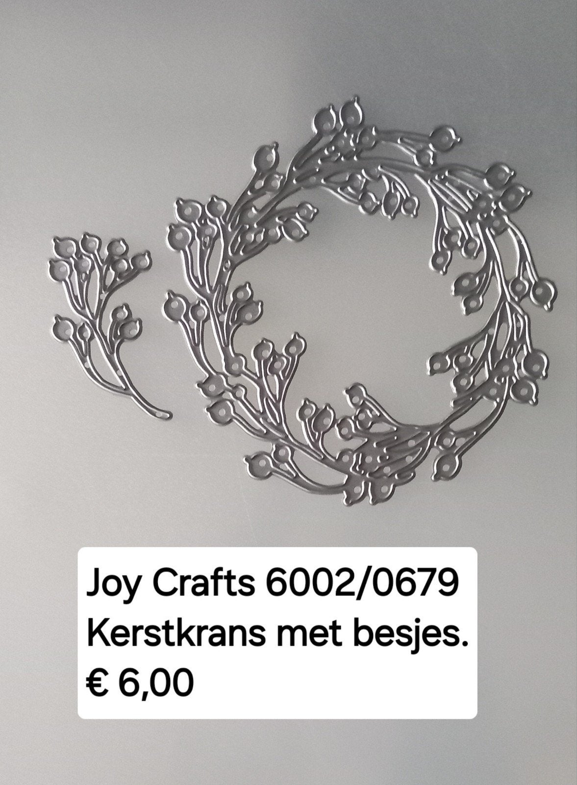 Kerst stansmal Joy Crafts 6002/0679, Ophalen of Verzenden, Nieuw, Kerst, Pons of Mal