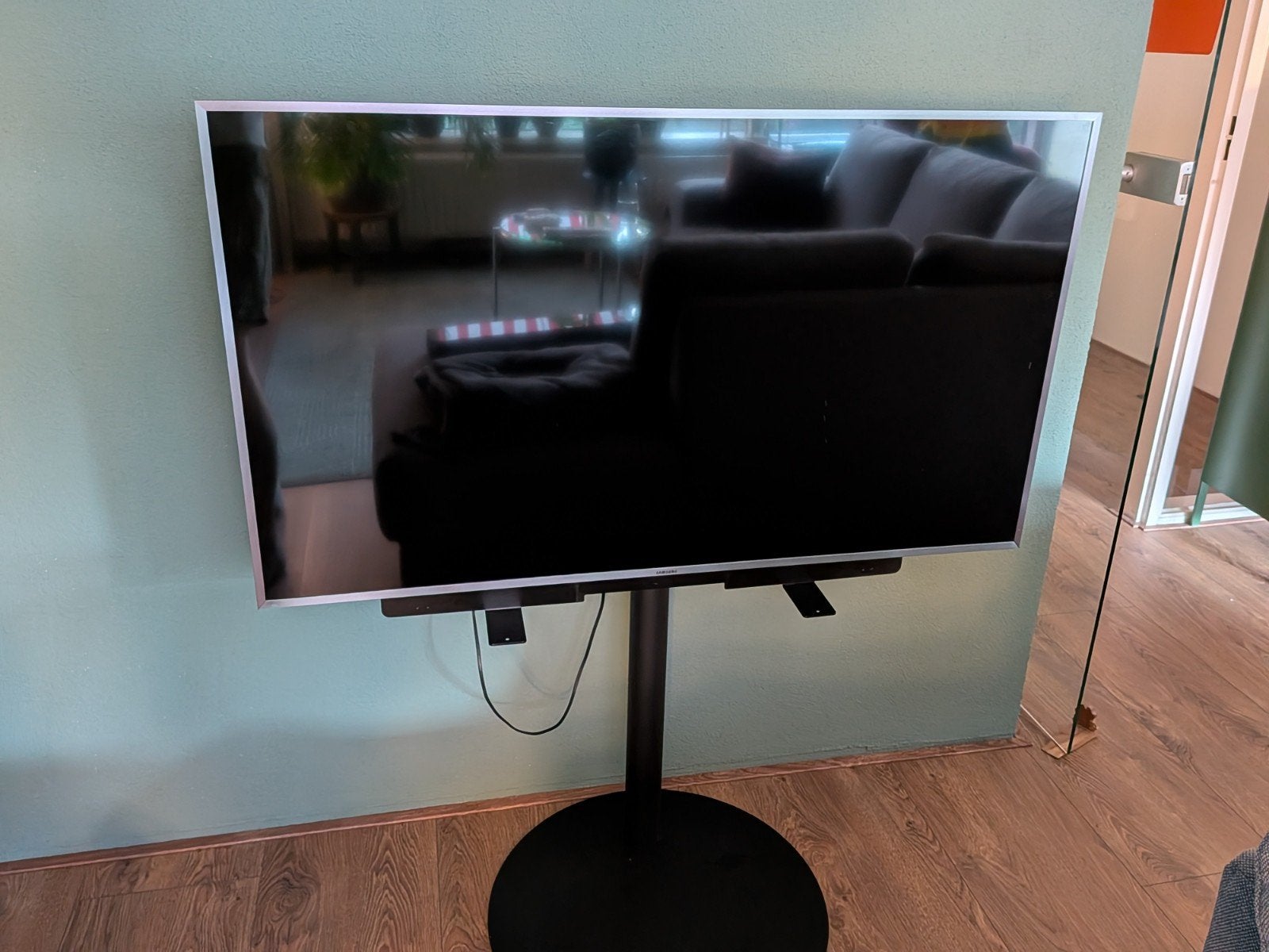 Samsung 49 inch Smart TV 4k UHD met standaard, Ophalen, LED, 50 Hz, Zo goed als nieuw