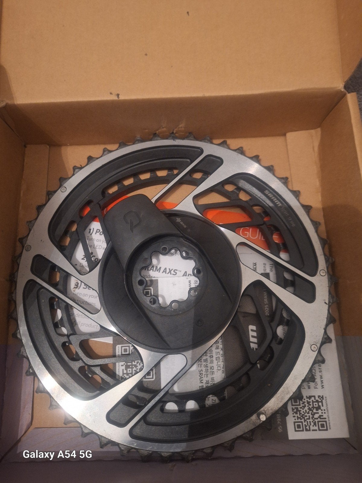 SRAM Red AXS Powermeter Crankstel 52/39T, Crankstel of Pedalen, Gebruikt, Racefiets, Ophalen of Verzenden