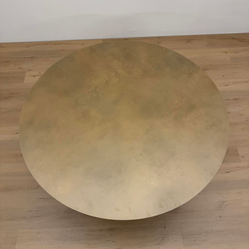 Ronde eettafel HPL 120cm Kito Brons - Direct Leverbaar, Rond, Ophalen of Verzenden, Zo goed als nieuw, Info@betaalbaar-design.nl