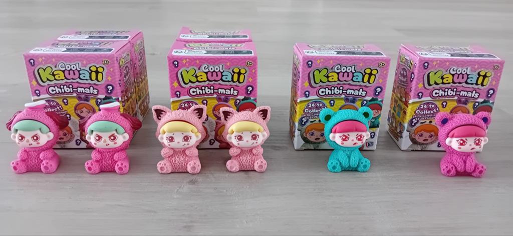 Cool Kawaii Chibi-mals poppetjes NIEUW, Ophalen of Verzenden, Nieuw