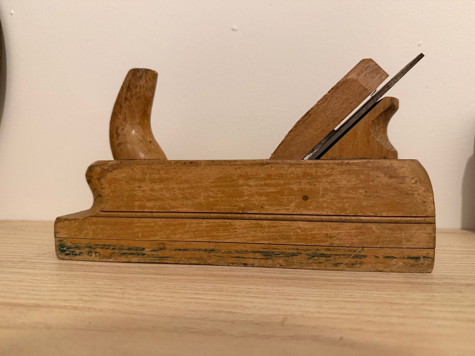 Vintage Nooitgedagt houten blokschaaf – Jaren 60/70, Antiek en Kunst, Antiek | Gereedschap en Instrumenten, Ophalen of Verzenden