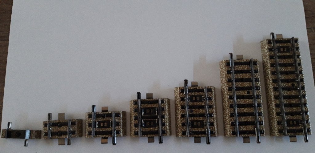 Marklin M Rails passtukjes en specials, Wisselstroom, Gebruikt, Rails, Ophalen of Verzenden