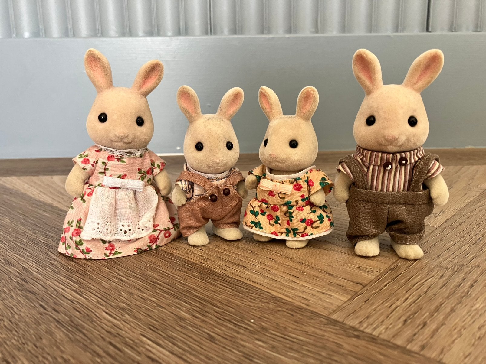 Sylvanian Families 4108 Familie Wit Konijn, Ophalen, Gebruikt, Poppenhuispop
