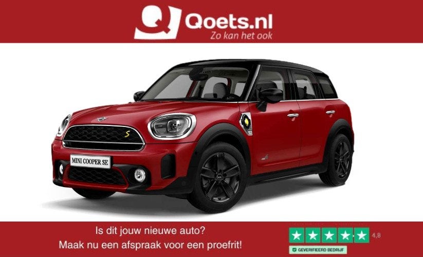 MINI Countryman Cooper S E ALL4 Cruise Control - Stoelverwar, Auto's, Mini, Automaat, Stof, Gebruikt, Countryman