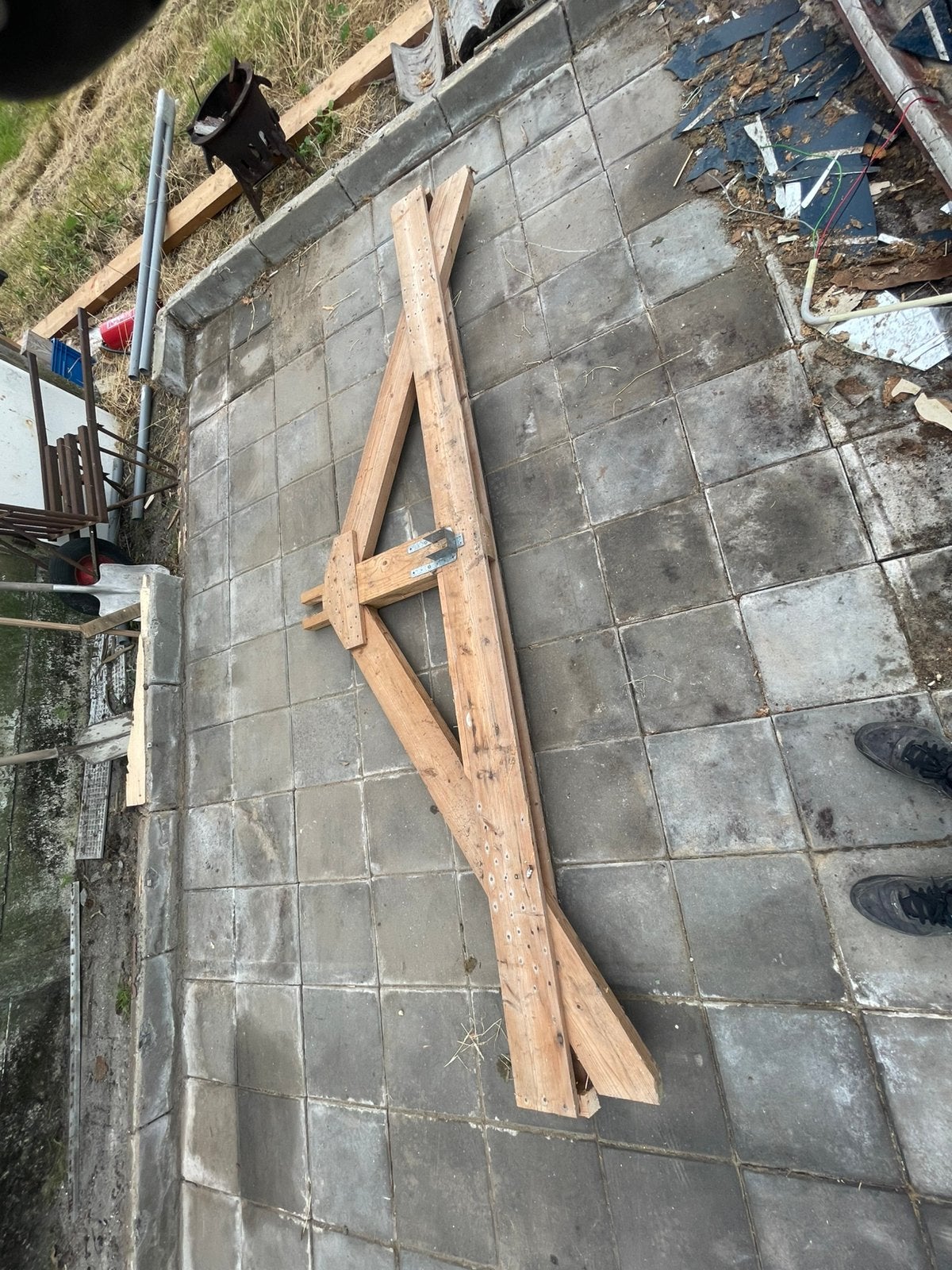 Spant, Ophalen, Zo goed als nieuw, Minder dan 180 cm, Palen