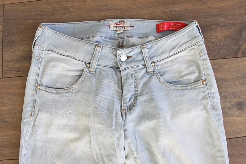 Mooie Met Injeans Spijkerbroek (Maat 29/36) - 67 € 40,-, Blauw, Zo goed als nieuw, W28 - W29 (confectie 36), Met Injeans
