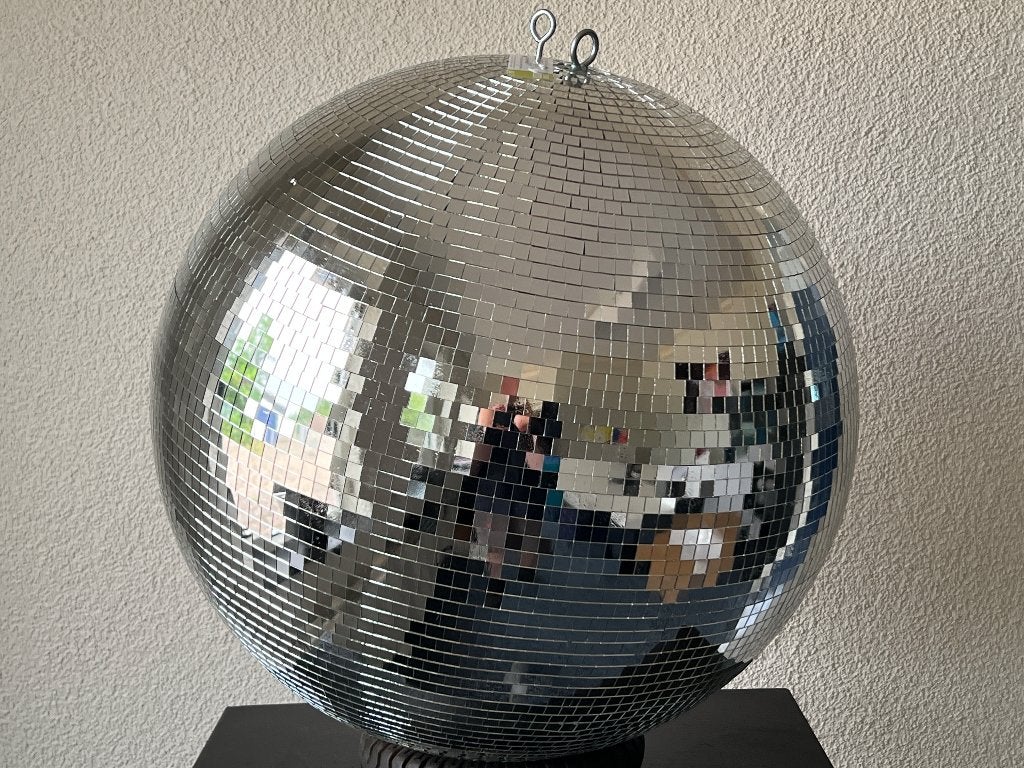 Showgear spiegelbol 50 cm plus bijbehorende flightcase, Muziek en Instrumenten, Ophalen, Nieuw, Licht
