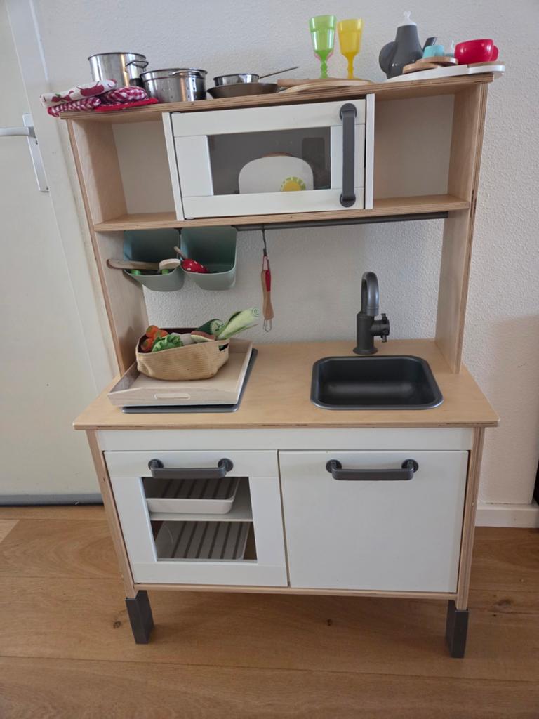IKEA Duktig Speelkeuken met accessoires, Ophalen, Gebruikt, Hout, Speelkeuken