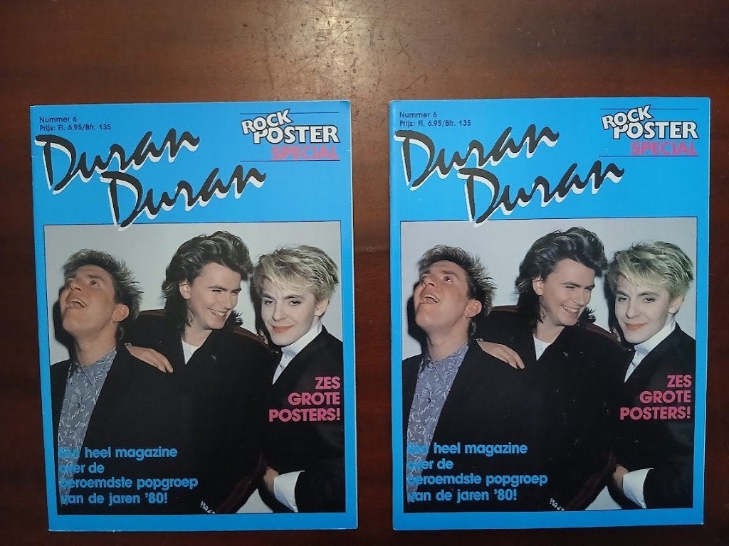 Duran Duran Rock Poster Special Nr 6 1987, Ophalen of Verzenden, Zo goed als nieuw, Artiest