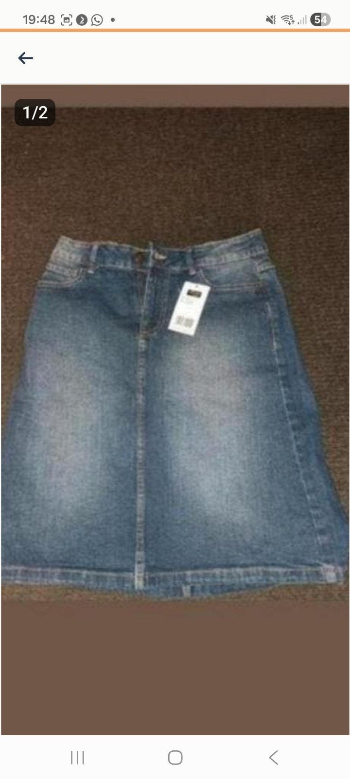 spijker rok, Ophalen of Verzenden, Nieuw, Blauw, Boven de knie