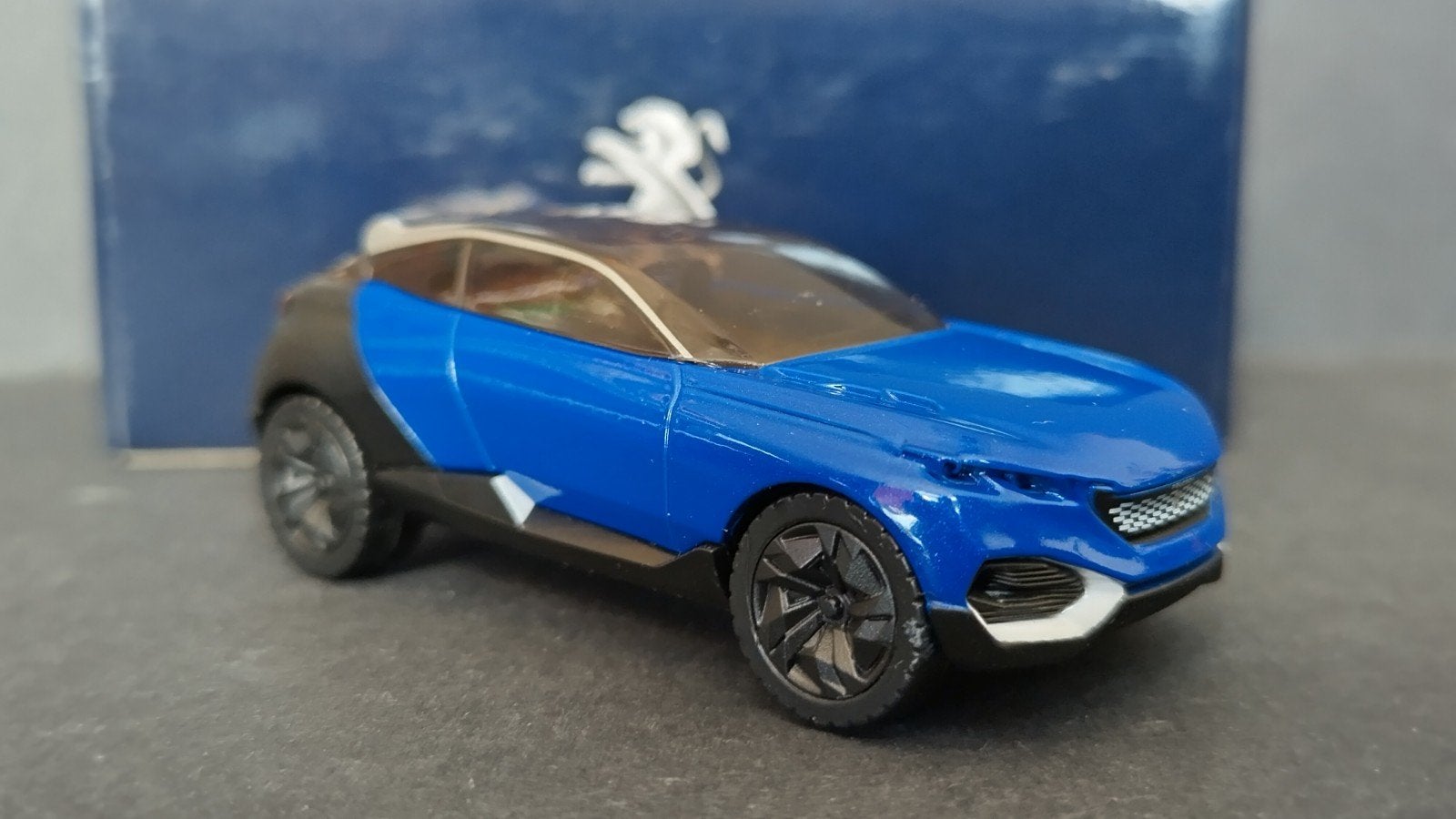Peugeot Quartz blauw 1:64 Norev Pol, Auto, Verzenden, ., Nieuw