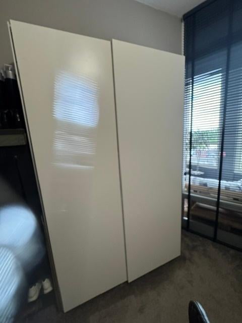 Kledingkast Pax (Ikea) met schuifdeuren., Ophalen, Overige materialen, 200 cm of meer, Zo goed als nieuw