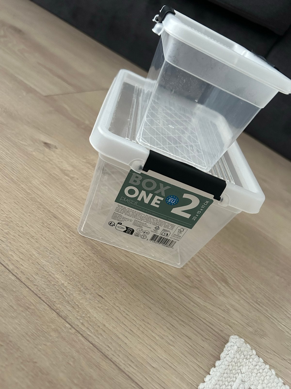 transparante opbergboxen met deksel, Doos, Minder dan 50 cm, Ophalen of Verzenden, Minder dan 40 cm