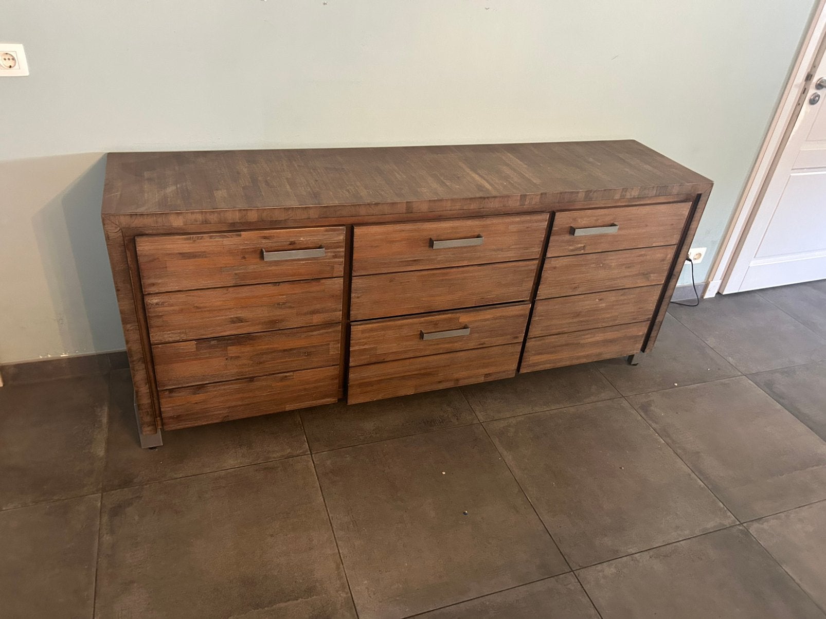 Complete woonkamer set, Ophalen, Zo goed als nieuw, 4 tot 6 stoelen