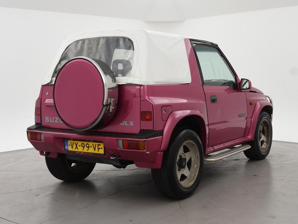 Suzuki Vitara 1.6 COMMERCIAL 4X4 SOFTTOP CABRIO GRIJS KENTEK, 1450 kg, Stof, Gebruikt, 1600 cc
