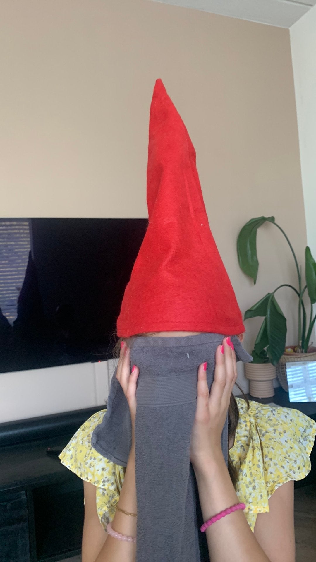 Mooie kabouterPLOP muts, Carnaval, Verzenden, Zo goed als nieuw, Accessoires