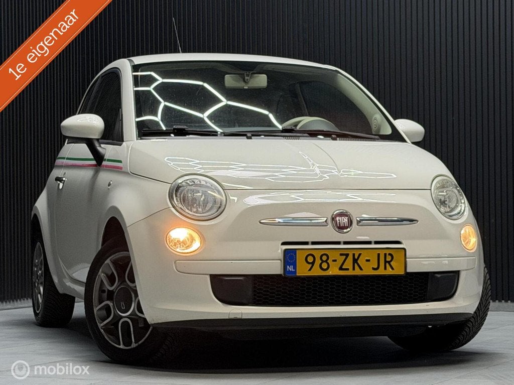 Fiat 500 1.2 Pop|NAP|APK|ELEKPAKKET|AIRCO|LM VELGEN, Gebruikt, 1242 cc, 4 cilinders, 840 kg
