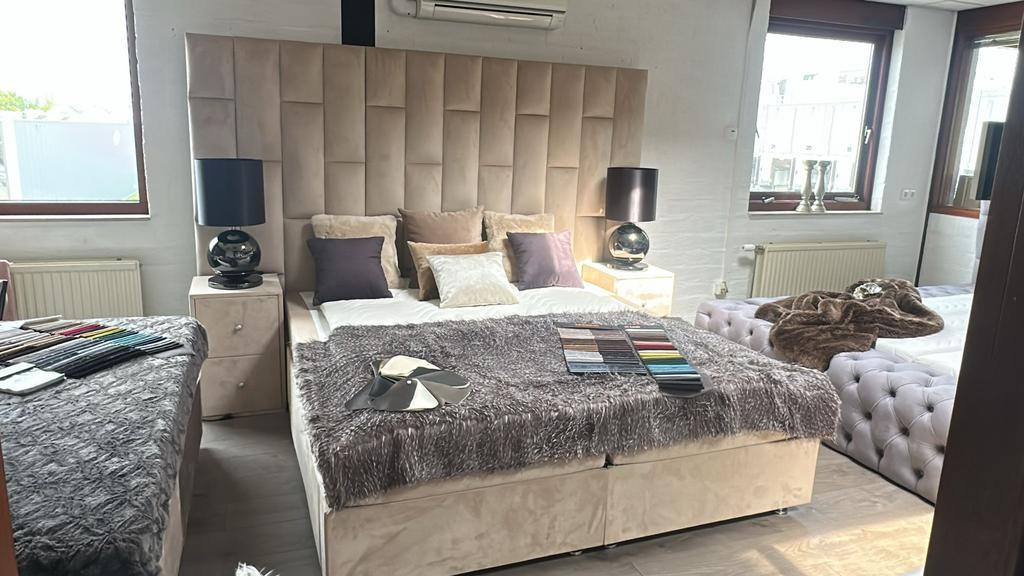 Boxspring 180x200, Ophalen of Verzenden, Zo goed als nieuw, Tweepersoons, 180 cm