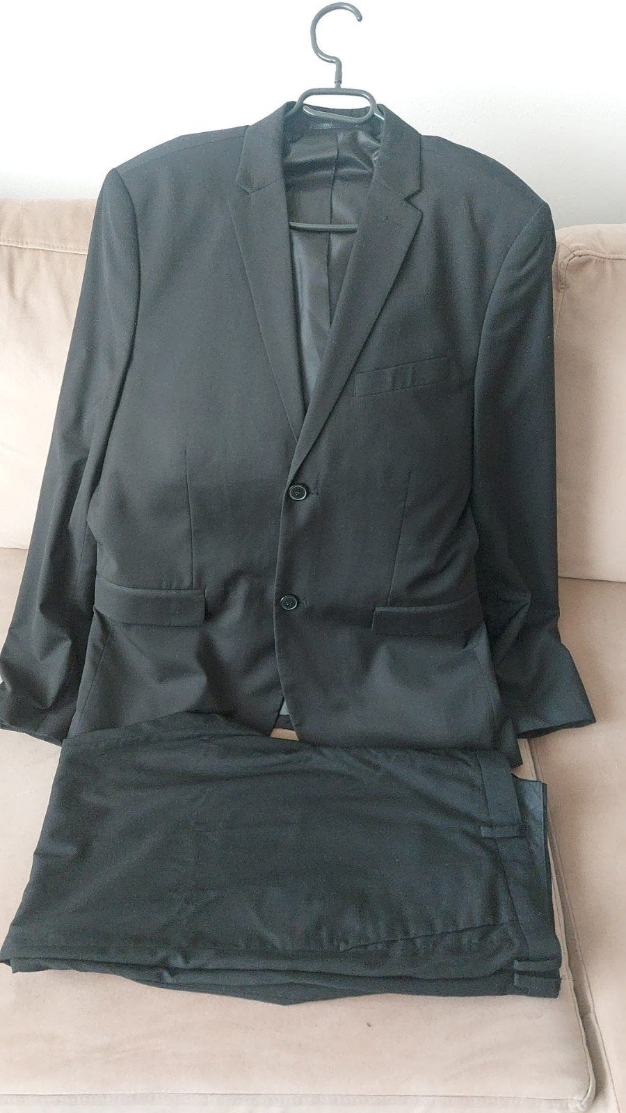 Heren/jongens pak, Kleding | Heren, Ophalen of Verzenden, Zo goed als nieuw, Maat 52/54 (L), Zwart