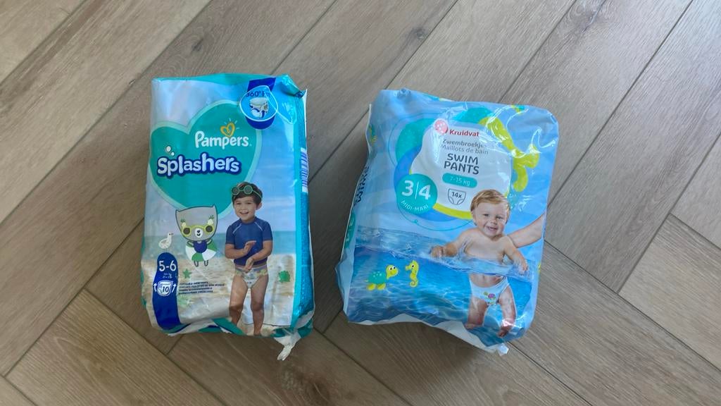 Zwemluiers pampers 5-6 en kruidvat 3-4, Ophalen, Nieuw, Overige typen, Overige merken