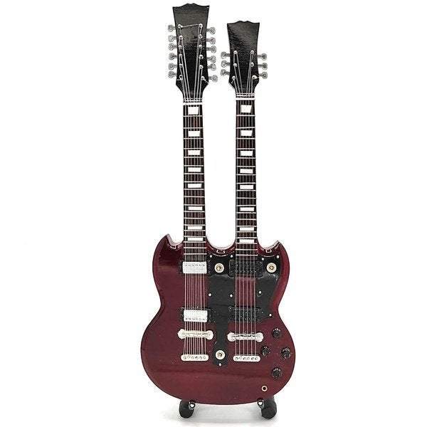 Jimmy Page Led Zeppelin miniatuur gitaar 25cm mini guitar