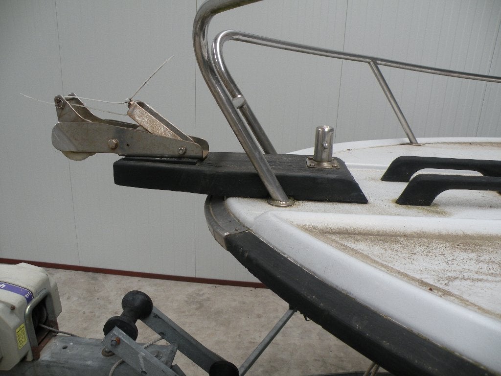 rvs boot railing preekstoel. bootraam ,stuurinrichting.  div, Watersport en Boten, Ophalen of Verzenden, Gebruikt