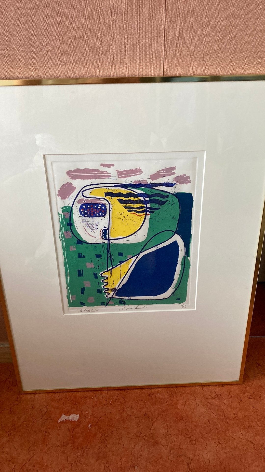 Paul Elshout Litho, Antiek en Kunst, Kunst | Litho's en Zeefdrukken, Met glas, Ophalen, Lithografie
