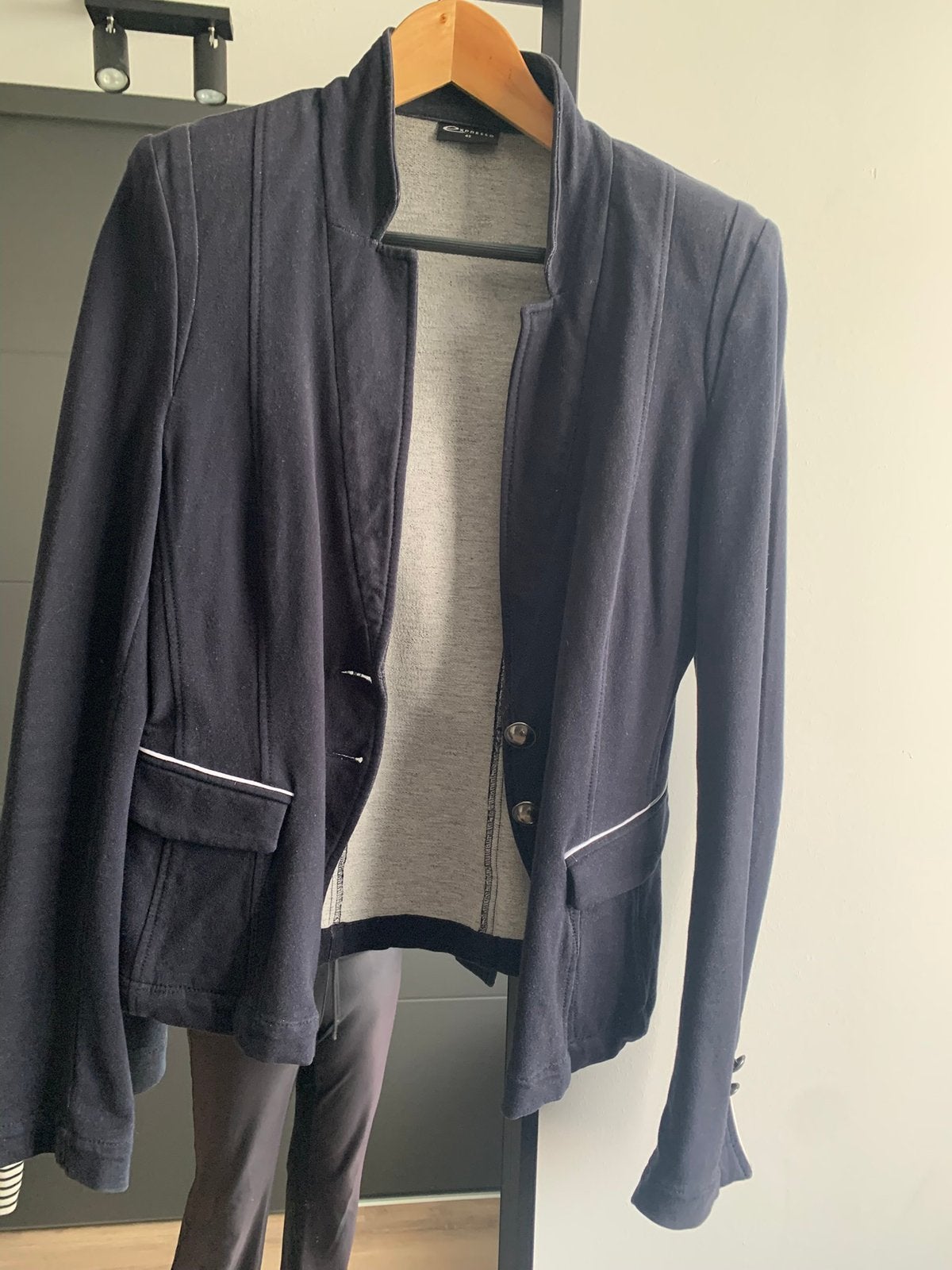 Donkerblauw colbert Expresso, Ophalen of Verzenden, Gedragen, Maat 42/44 (L), Blauw