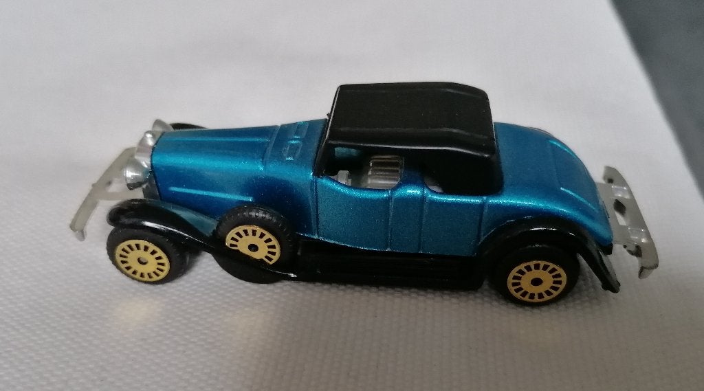 Vintage Speelgoedauto Blauw - Made in Macau - Nr. 310, Ophalen, Zo goed als nieuw
