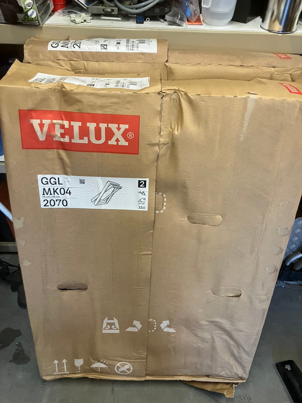 Velux tuimelvenster GGL MK04 2070 78x98, Doe-het-zelf en Verbouw, Glas en Ramen, Minder dan 80 cm, 80 tot 120 cm, Nieuw, Ophalen of Verzenden