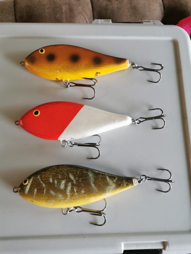 Set met 3 handgemaakte jerkbaits, Ophalen of Verzenden, Zo goed als nieuw, Overige typen