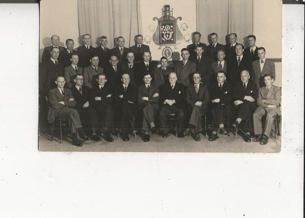 Wateringen Zangkoor mannen Fotokaart Eiselin, Ophalen of Verzenden, 1920 tot 1940, Ongelopen, Zuid-Holland