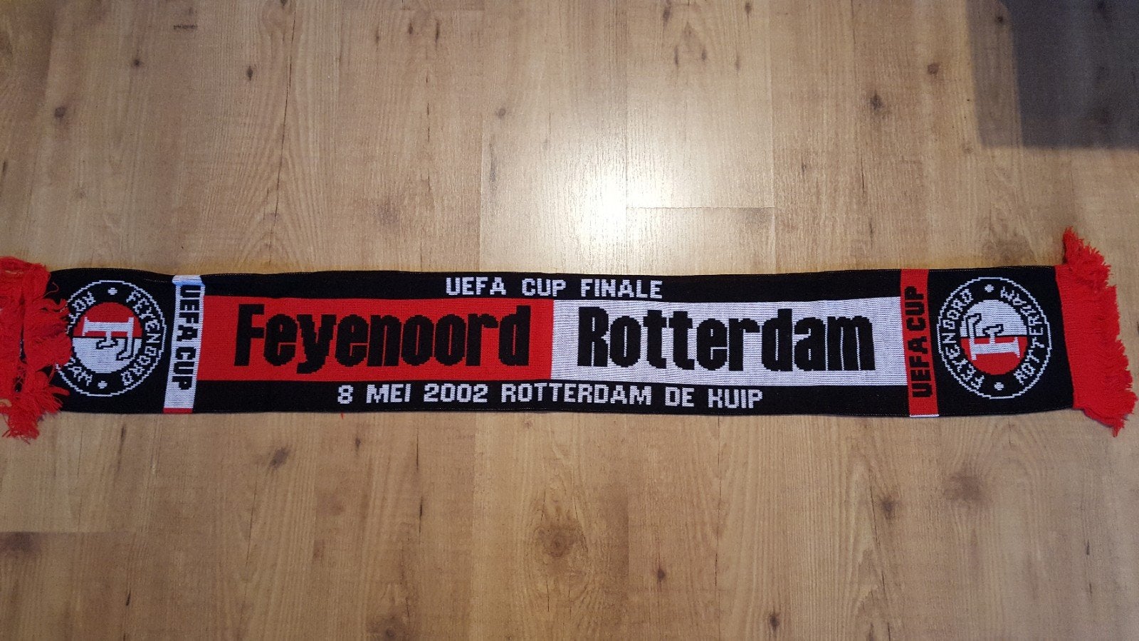 UEFA cup finale sjaal 2002 Feyenoord, Verzenden, Nieuw, Feyenoord, Vaantje of Sjaal