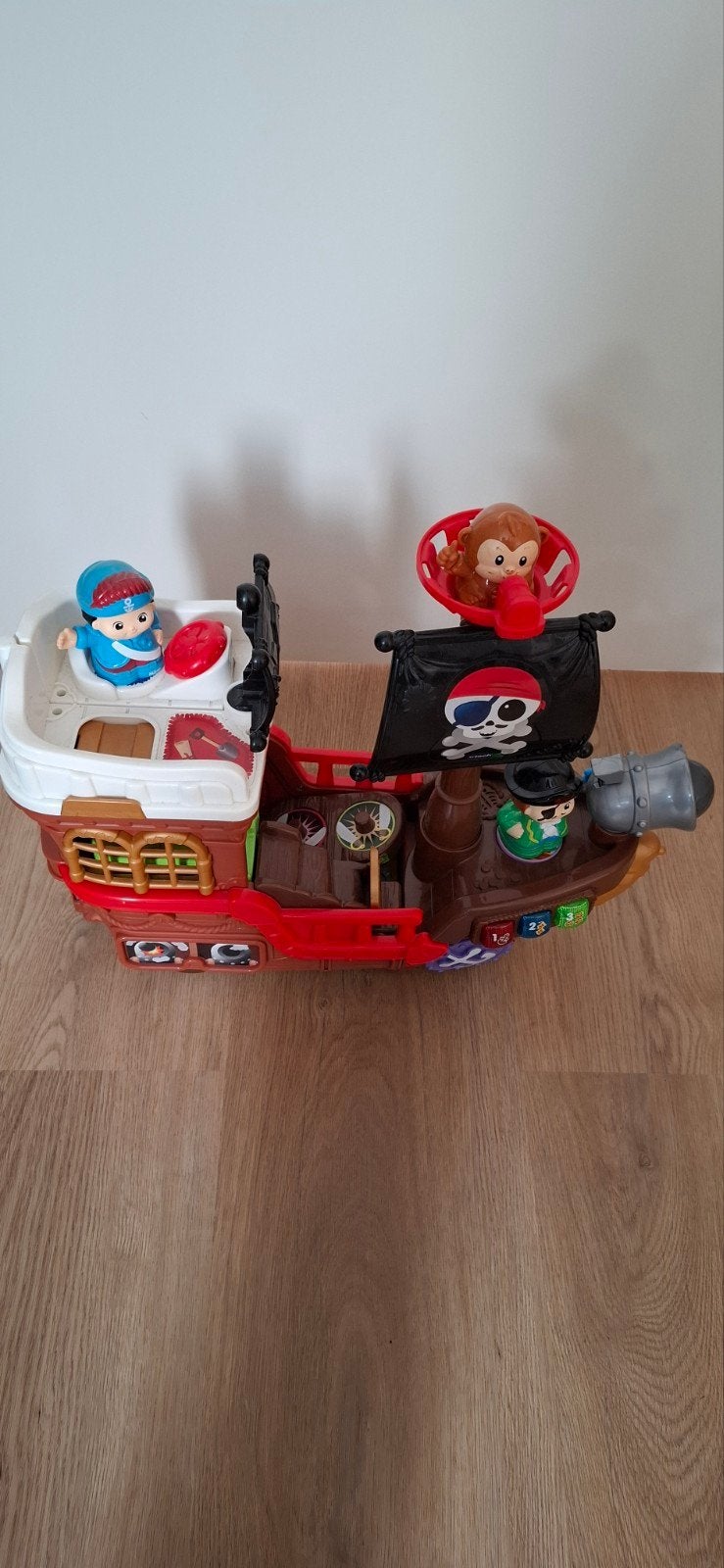 VTech Vrolijke Vriendjes Piratenschip, Kinderen en Baby's, Speelgoed | Vtech, Ophalen, Zo goed als nieuw, 0 tot 6 maanden