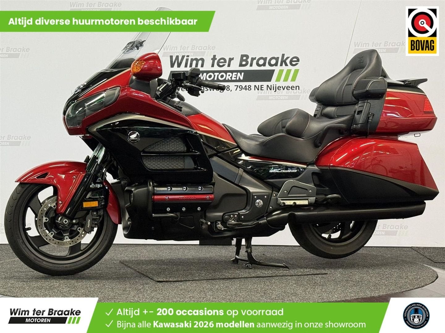 Honda GL1800 Goldwing ABS (bj 2015) 78,554 km, HONDA, Motorrijbewijs A, Bedrijf, Onbekend