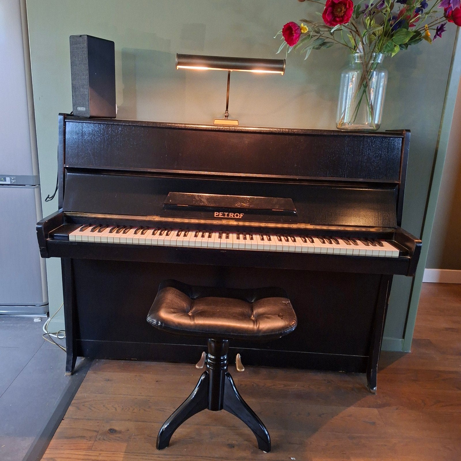 Petrof Piano - Tsjechische Piano, Muziek en Instrumenten, Ophalen, Gebruikt, Zwart