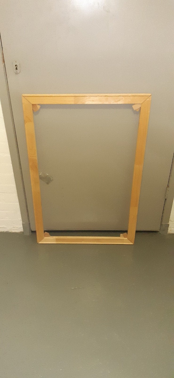 Houten lijst 60x90 met ophangsysteem - Nieuw  ophalen, Ophalen, Nieuw, 75 cm of meer, 50 tot 75 cm