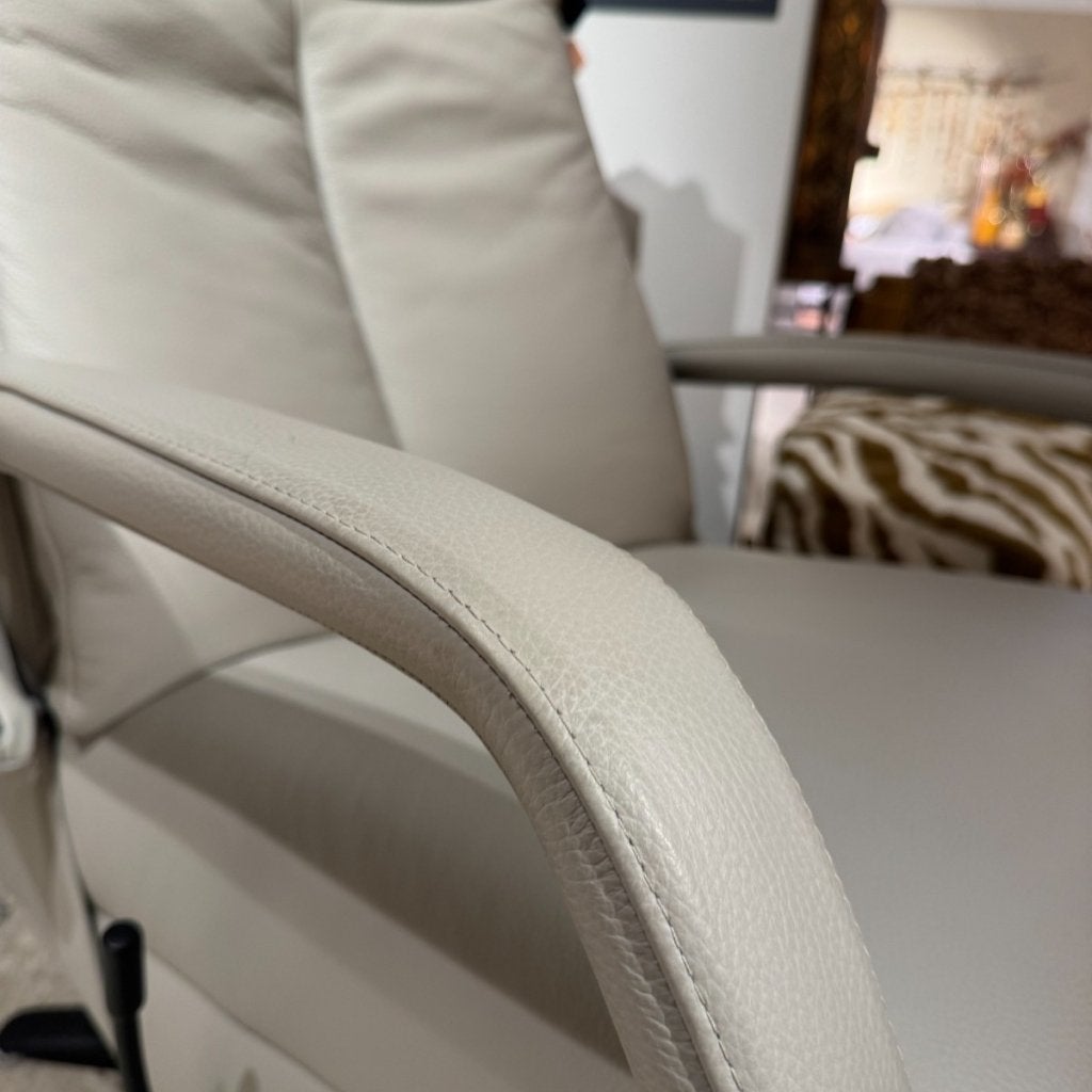 Vicio Relaxfauteuil Leder Soleda Silvergrijs - Pronto Wonen, Huis en Inrichting, Niet ingevuld, Niet ingevuld, Niet ingevuld