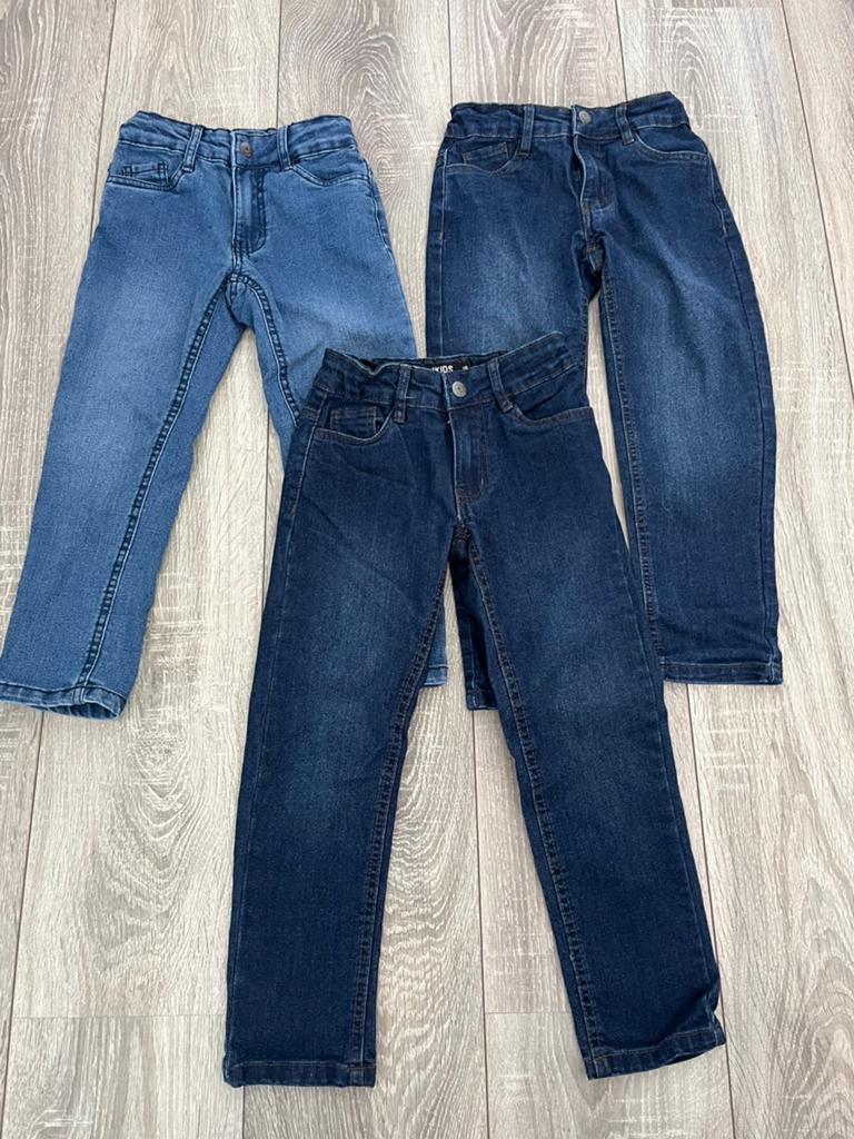 3 nieuwe jeans maat 116, Kinderen en Baby's, Ophalen of Verzenden, Nieuw, Jongen, Broek