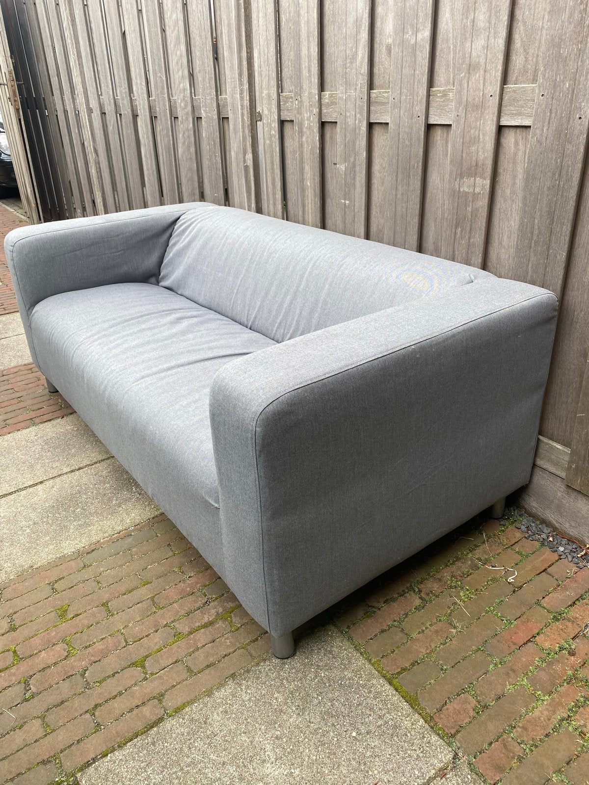 IKEA Klippan bank, gebruikt, netjes en schoon, Ophalen, Gebruikt, 150 tot 200 cm, Tweepersoons