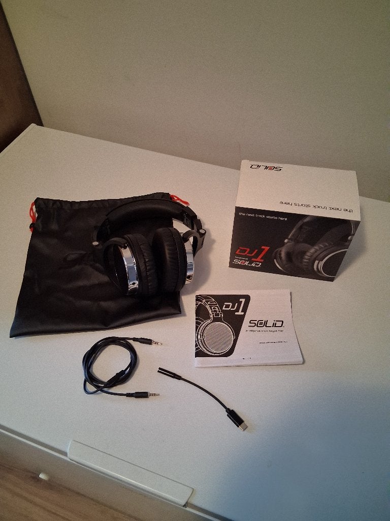 Over ear koptelefoon, bedraad, Over-ear, Zwart, Ophalen, Overige merken
