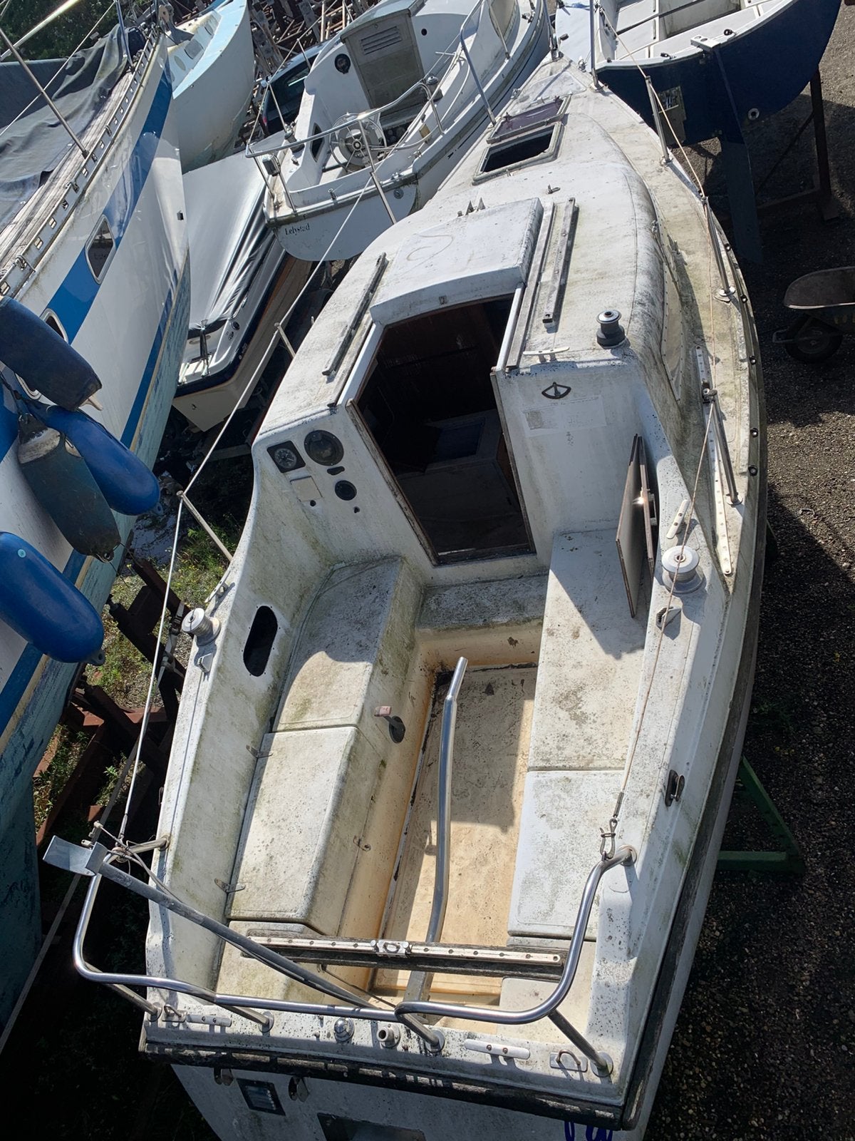 Zeilbootje, Watersport en Boten, Motorboten en Motorjachten, Gebruikt, Polyester, Marex, Ophalen