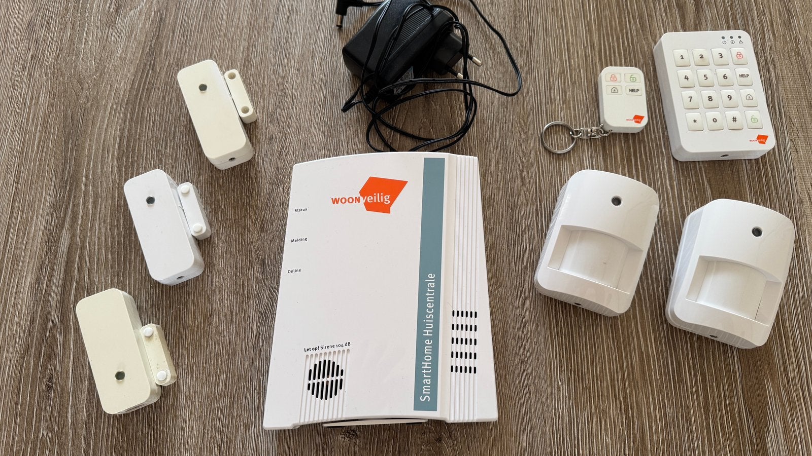 WoonVeilig alarmsysteem, Ophalen, Compleet systeem, Afstandsbediening, Beweging