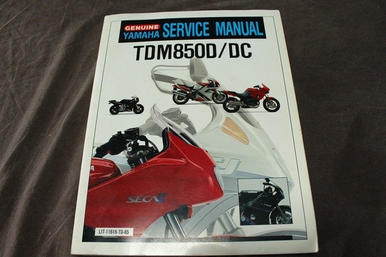 Yamaha TDM850 D DC 1991 1992 motorcycle service manual, Motoren, Ophalen of Verzenden, Yamaha