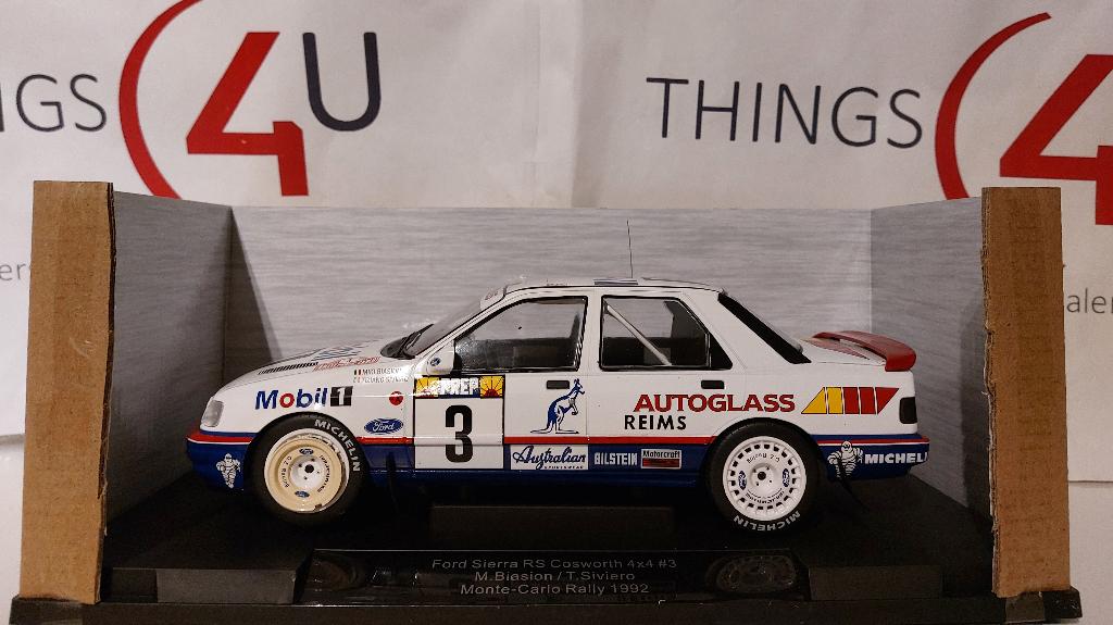 MCG 1:18 Ford Sierra RS Cosworth 4x4 No.3, Rally Monte, Hobby en Vrije tijd, Modelauto's | 1:18, Ophalen of Verzenden, Nieuw, Auto