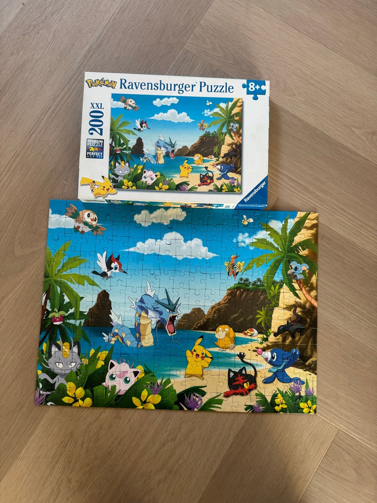 Pokémon Ravensburger Legpuzzel 200 XXL - Zo goed als nieuw, Ophalen of Verzenden, Zo goed als nieuw
